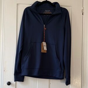 Weatherproof Men's Dark Blue Zip-Up Shirt